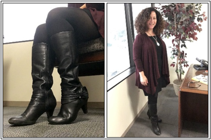 Day 10 - tall boots with ankle detail
