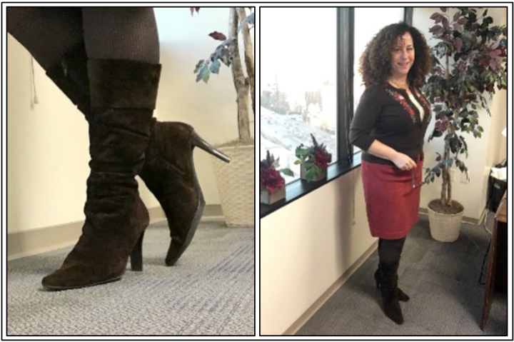 Day 15 - brown suede boots