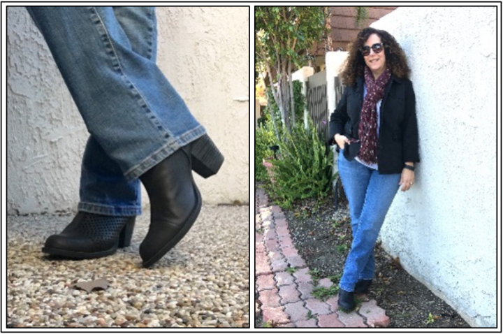 Day 26 - ankle boots with perforations